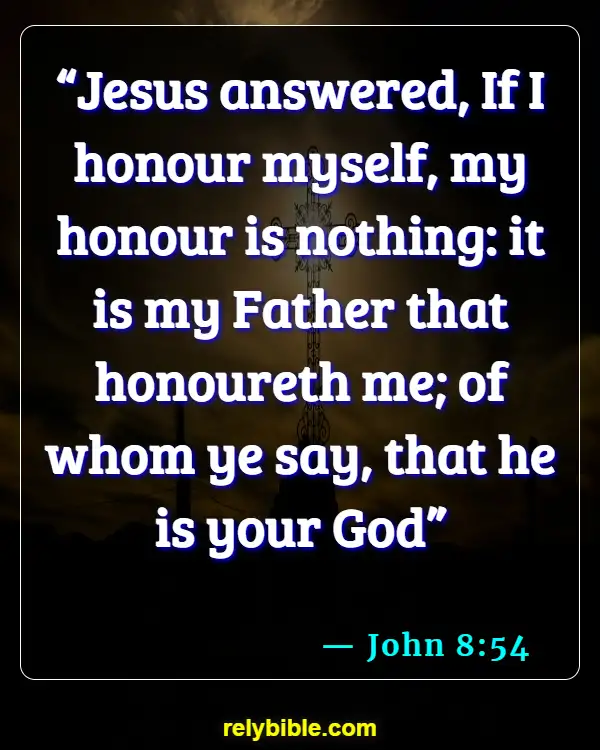 Bible Verse (John 8:54)