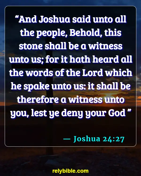Bible Verse (Joshua 24:27)