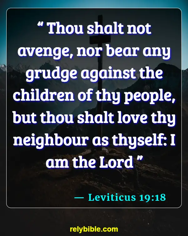 Bible verses About Racism (Leviticus 19:18)