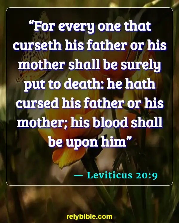 Bible Verse (Leviticus 20:9)