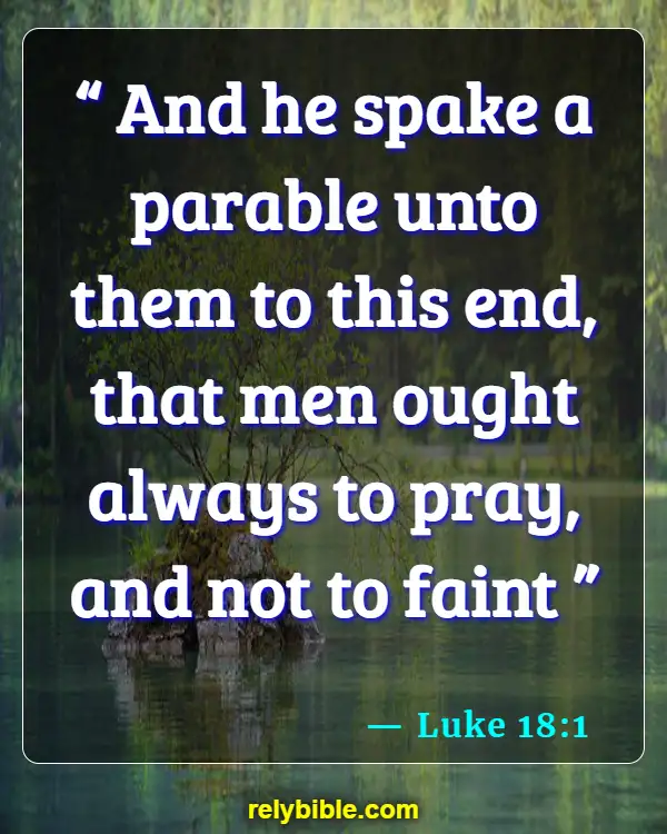 Bible Verse (Luke 18:1)