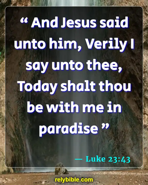 Bible verses About Being Joyful (Luke 23:43)