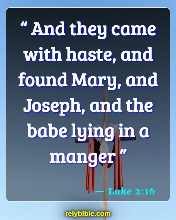 Bible verses About When Life Begins (Luke 2:16)