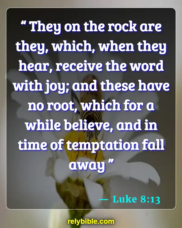 Bible Verse (Luke 8:13)
