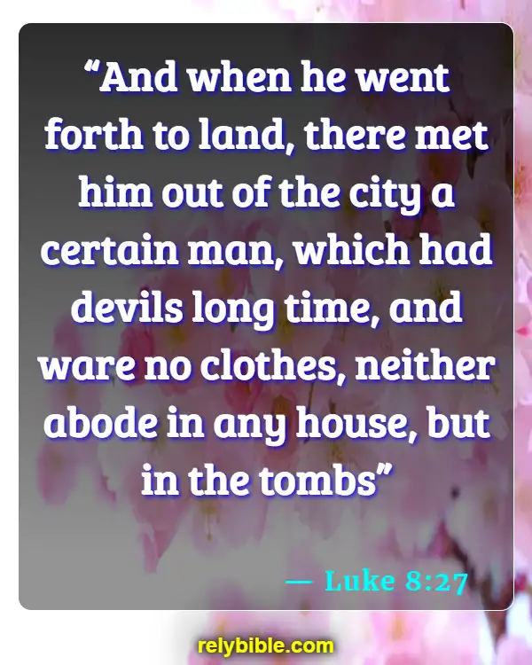 Bible Verse (Luke 8:27)