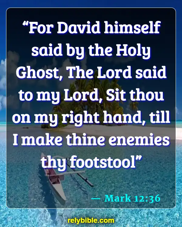 Bible Verse (Mark 12:36)