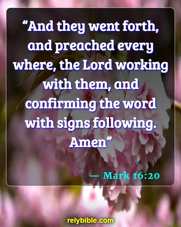 Bible Verse (Mark 16:20)
