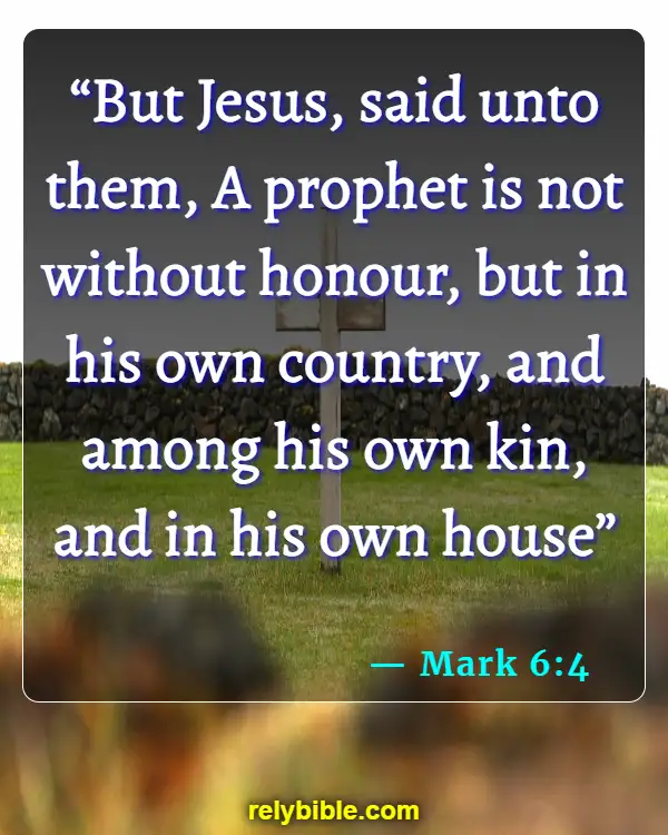 Bible Verse (Mark 6:4)