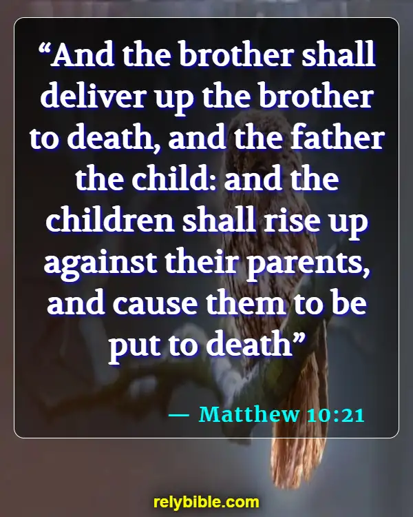 Bible Verse (Matthew 10:21)