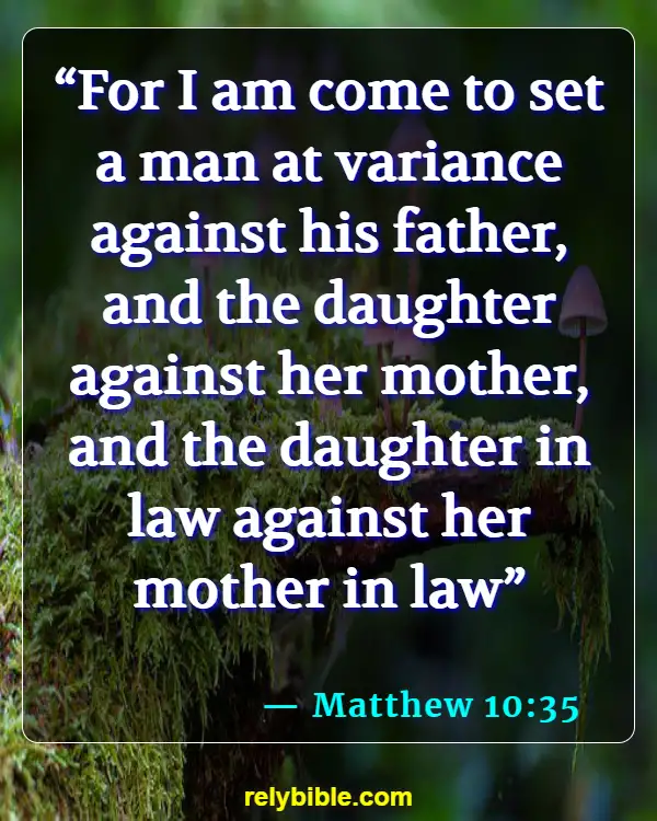 Bible Verse (Matthew 10:35)