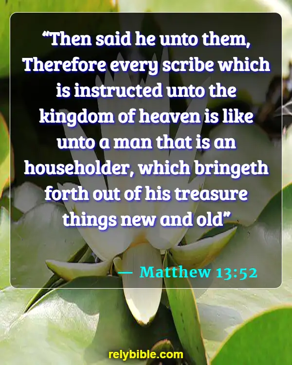 Bible Verse (Matthew 13:52)