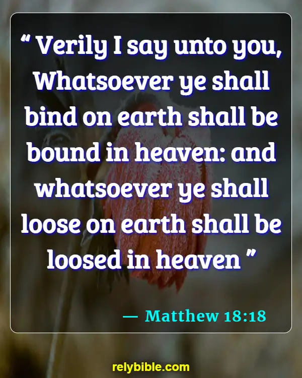 Bible Verse (Matthew 18:18)