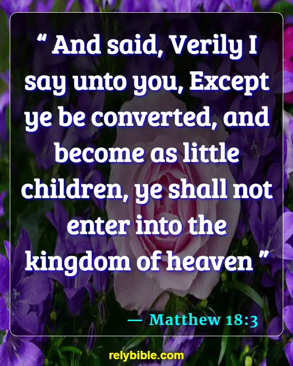 Bible Verse (Matthew 18:3)