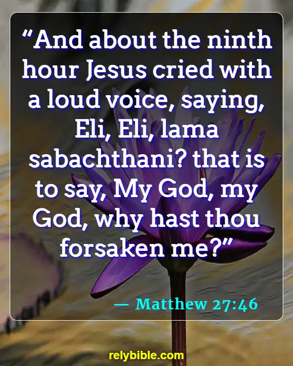 Bible verses About Mockers (Matthew 27:46)