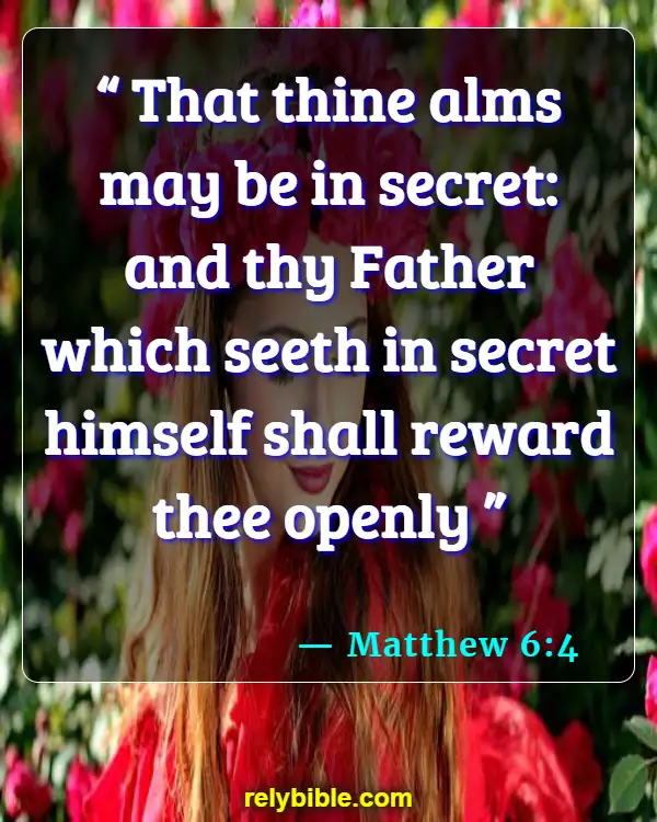 Bible Verse (Matthew 6:4)