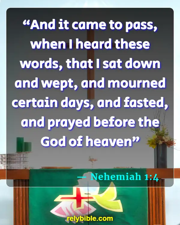 Bible Verse (Nehemiah 1:4)