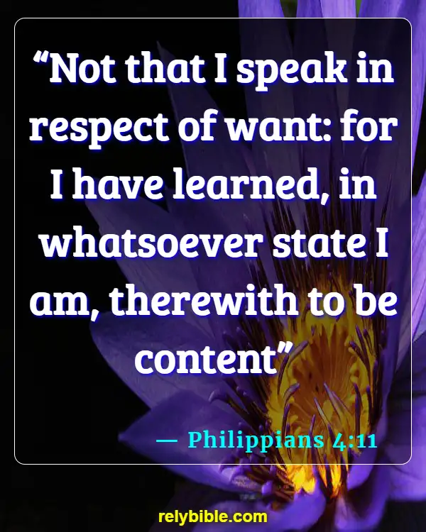 Bible Verse (Philippians 4:11)