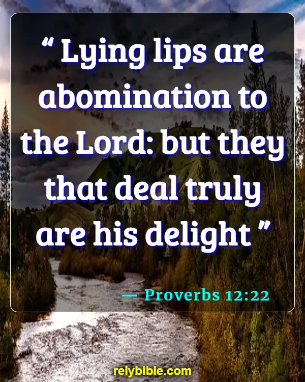 Bible Verse (Proverbs 12:22)