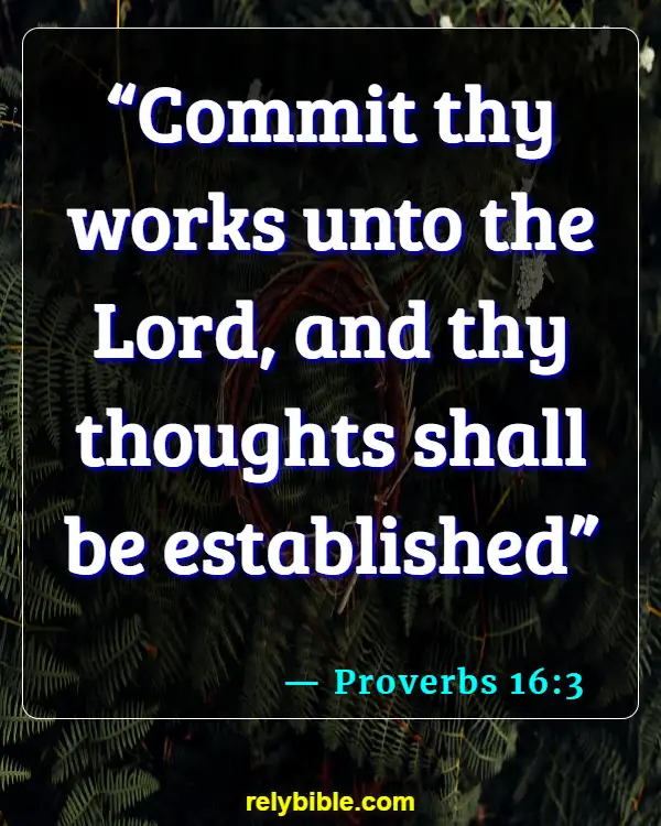 Bible Verse (Proverbs 16:3)