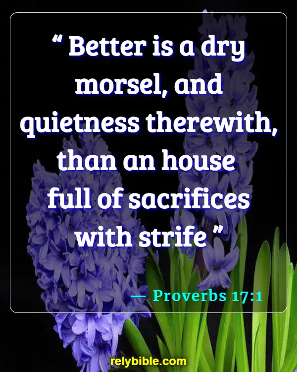 Bible Verse (Proverbs 17:1)