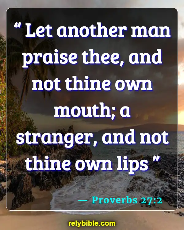 Bible Verse (Proverbs 27:2)