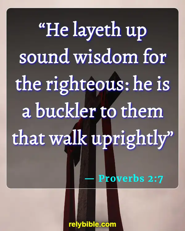 Bible Verse (Proverbs 2:7)