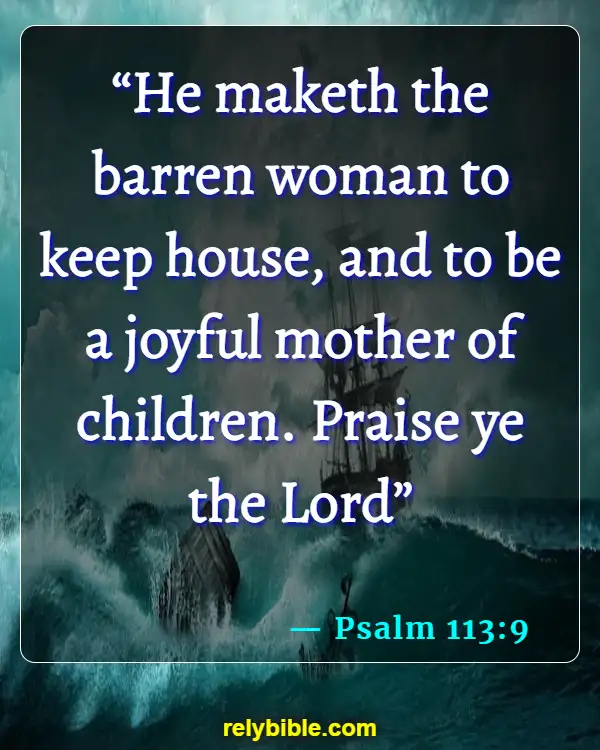 Bible Verse (Psalm 113:9)