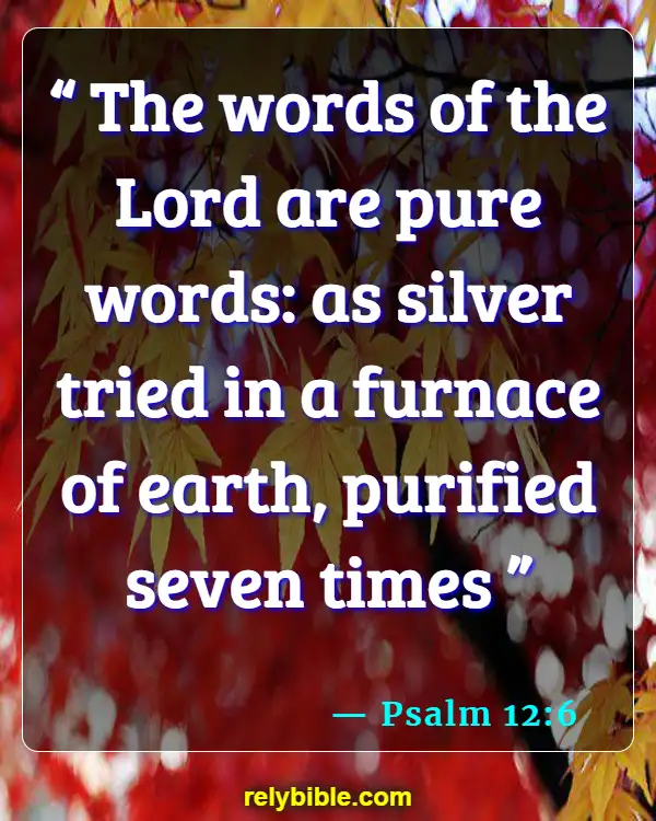 Bible Verse (Psalm 12:6)