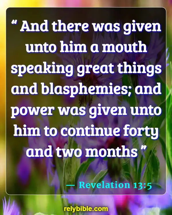 Bible Verse (Revelation 13:5)
