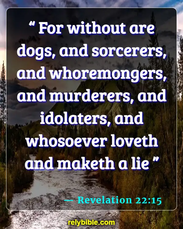 Bible Verse (Revelation 22:15)