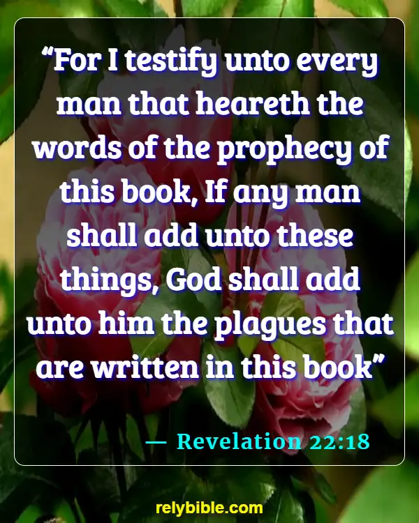 Bible Verse (Revelation 22:18)
