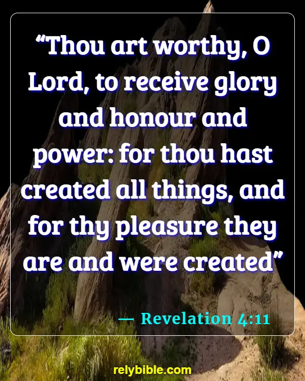 Bible Verse (Revelation 4:11)