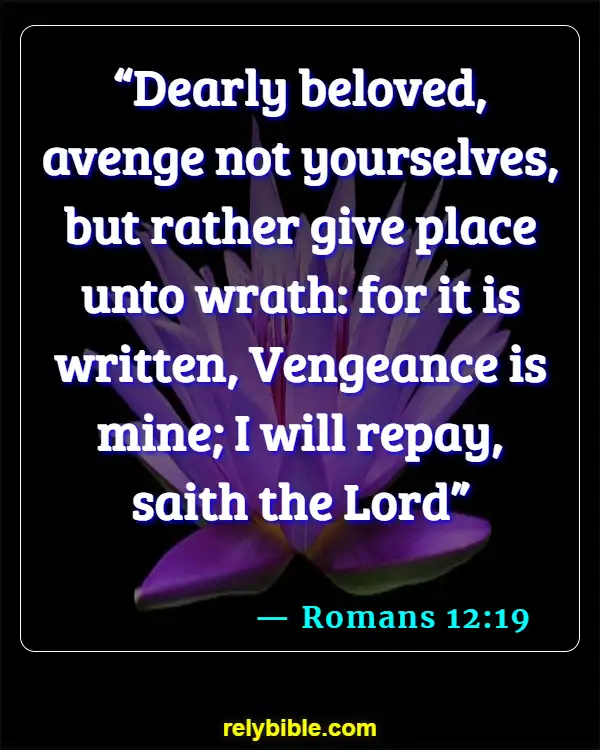 Bible verses About Self Defense (Romans 12:19)