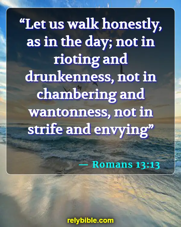 Bible verses About Smoking (Romans 13:13)