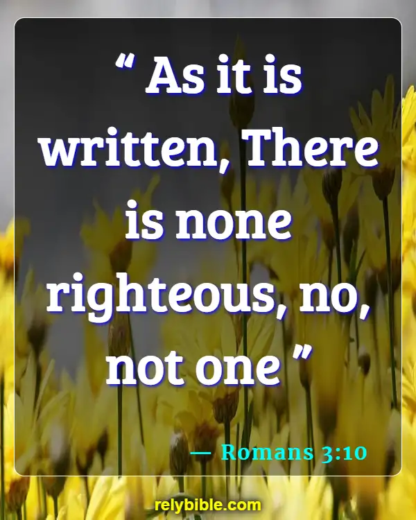 Bible Verse (Romans 3:10)