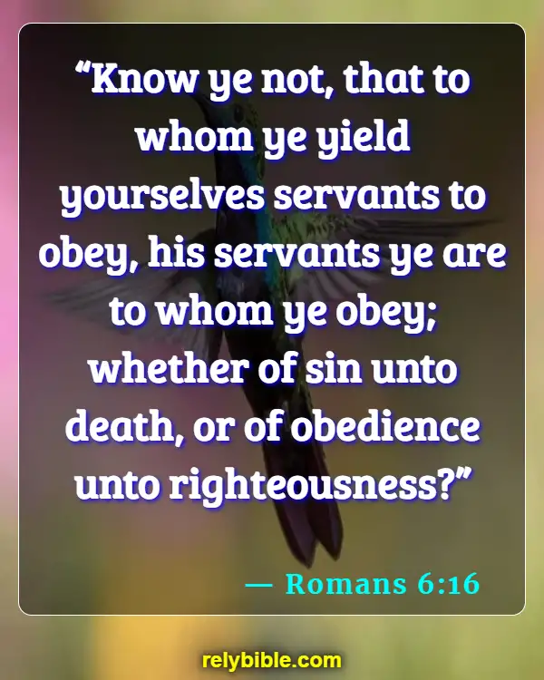 Bible Verse (Romans 6:16)