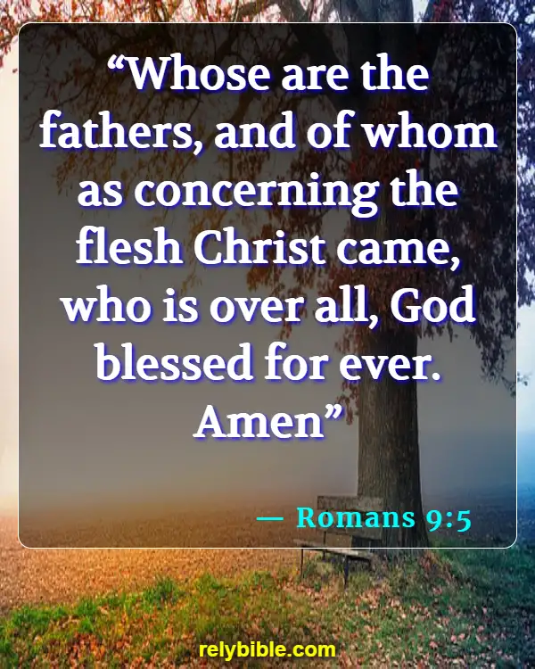 Bible Verse (Romans 9:5)