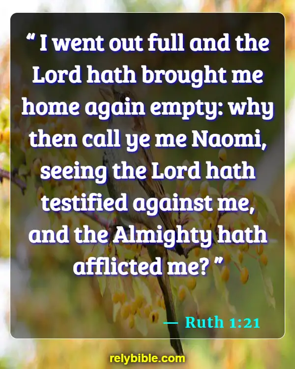 Bible Verse (Ruth 1:21)