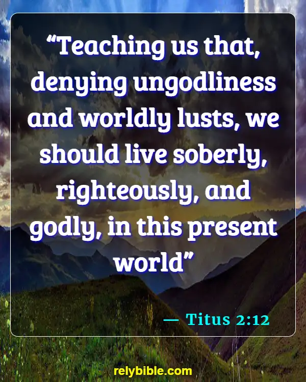 Bible Verse (Titus 2:12)