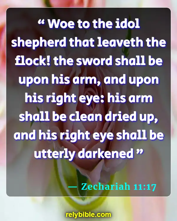 Bible Verse (Zechariah 11:17)