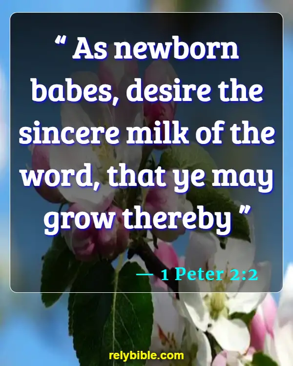 Bible verses About When Life Begins (1 Peter 2:2)