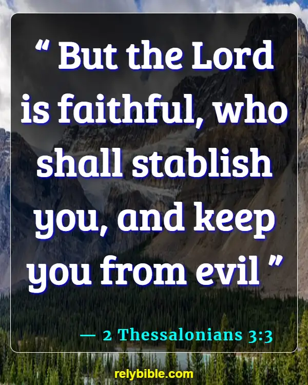 Bible verses About Running (2 Thessalonians 3:3)