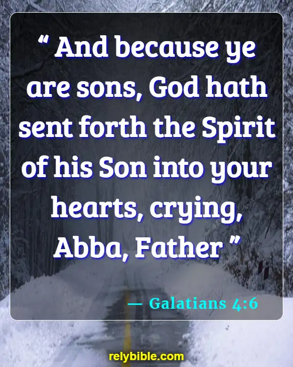 Bible verses About Spirit (Galatians 4:6)