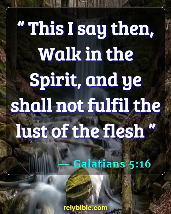 Bible verses About Walking In The Spirit (Galatians 5:16)