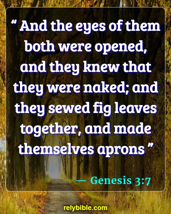 Bible verses About Togetherness (Genesis 3:7)