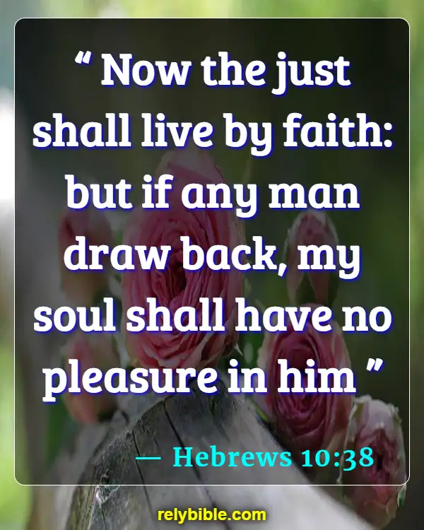 Bible verses About Winning The Race (Hebrews 10:38)