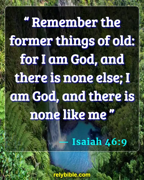 Bible verses About Memory (Isaiah 46:9)