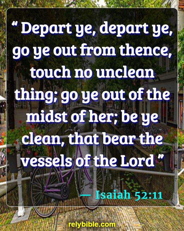 Bible verses About Touch (Isaiah 52:11)