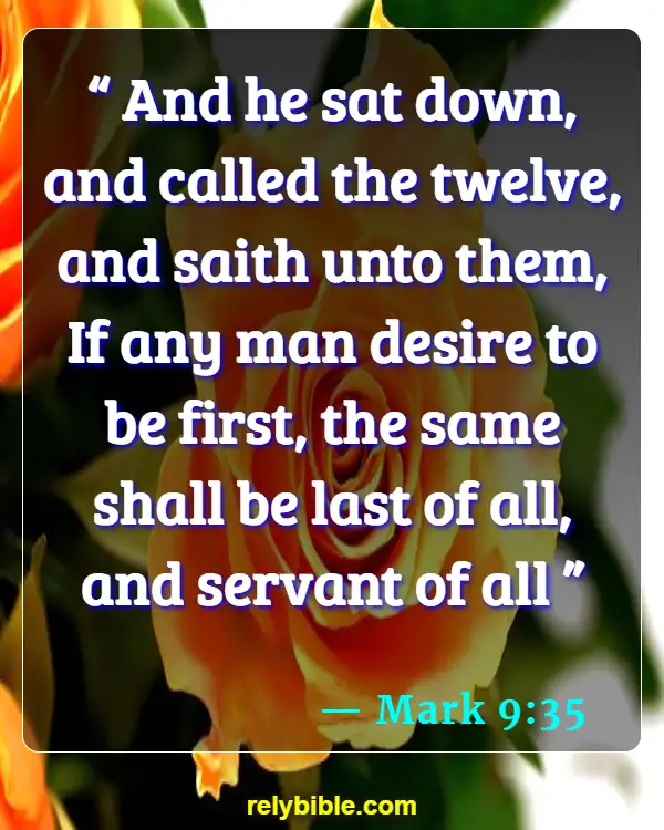 Bible verses About Serving (Mark 9:35)