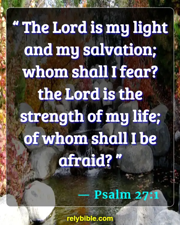 Bible verses About Mental Strength (Psalm 27:1)